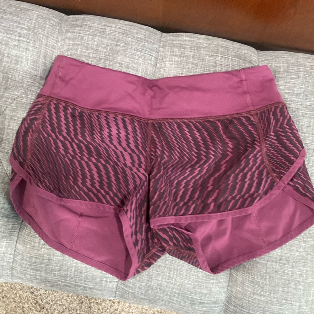 Lululemon speed shorts size 4